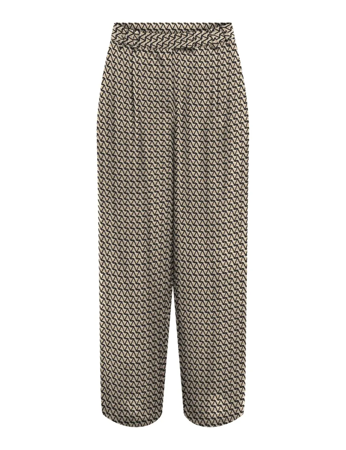 Only Onlnova Life Vis Lesli Pant Aop Pantaloni S Nero