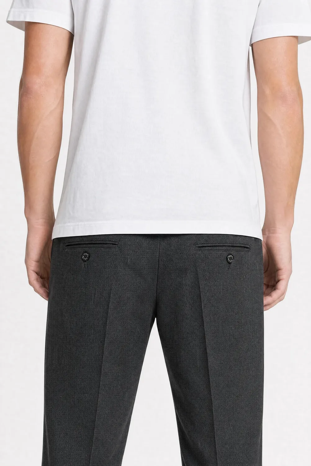Teddy Smith Pywan 17 pantaloni uomo black slim elasticizzati