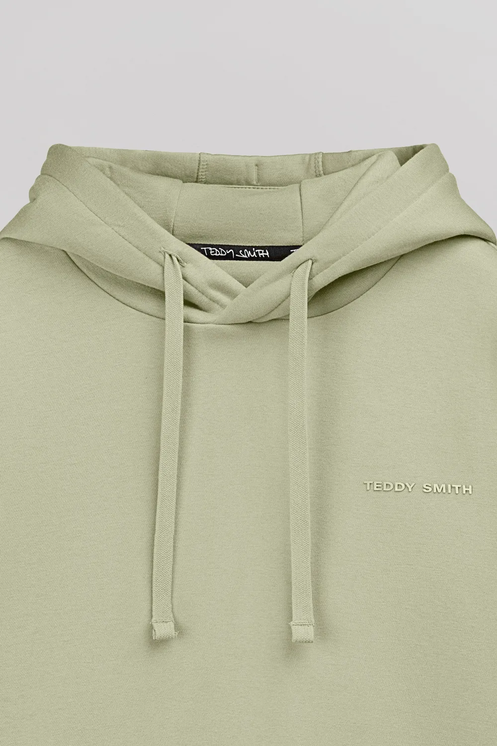 Teddy Smith S-Nark Hoody felpa verde salvia uomo