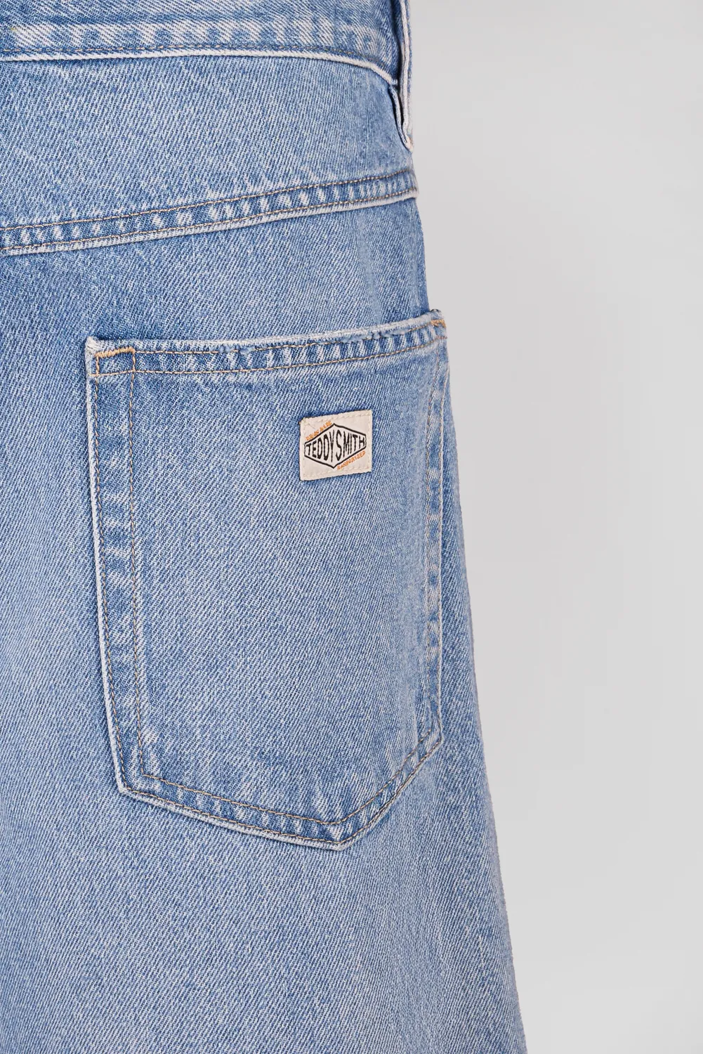 Teddy Smith S-Axel shorts uomo denim indaco chiaro
