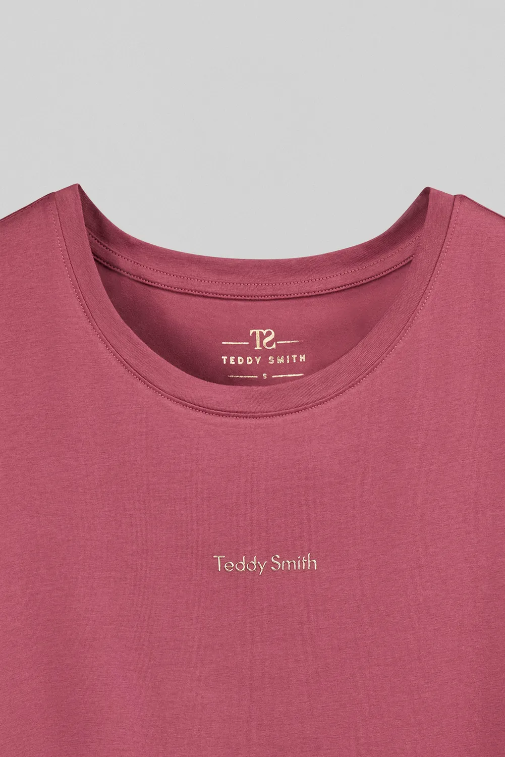 Teddy Smith T-Ribelle MC t-shirt donna lampone
