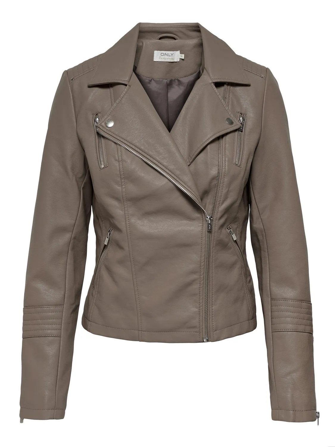 ONLY ONLGEMMA Giacca Ecopelle Donna Nero 36