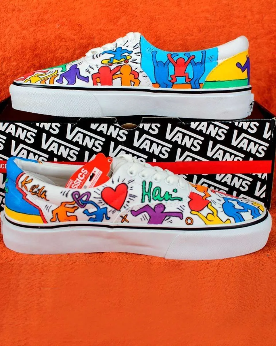 Vans Slip-On Keith Haring scarpe personalizzate