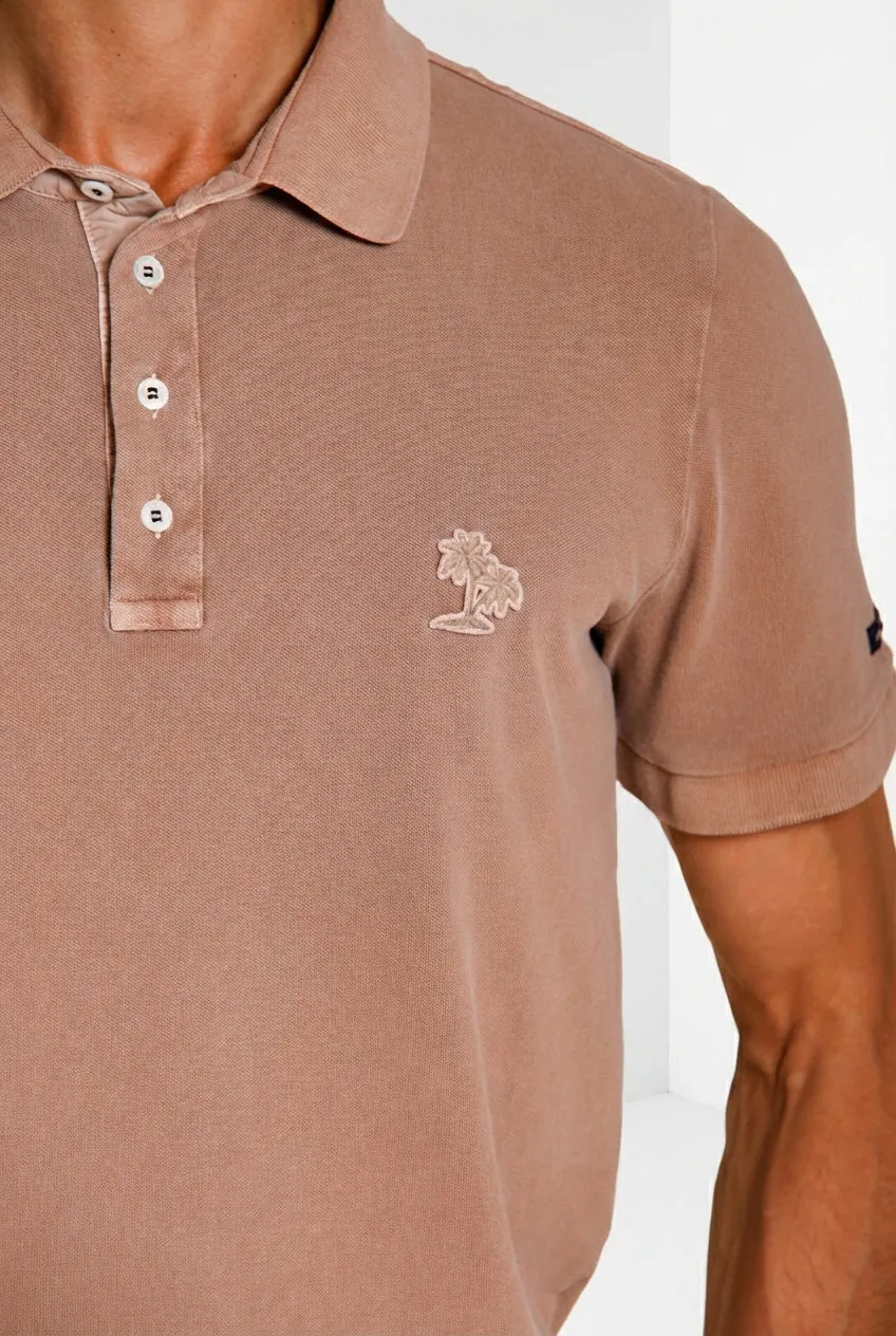 Mason's Leopardi polo uomo terra piquet cotone