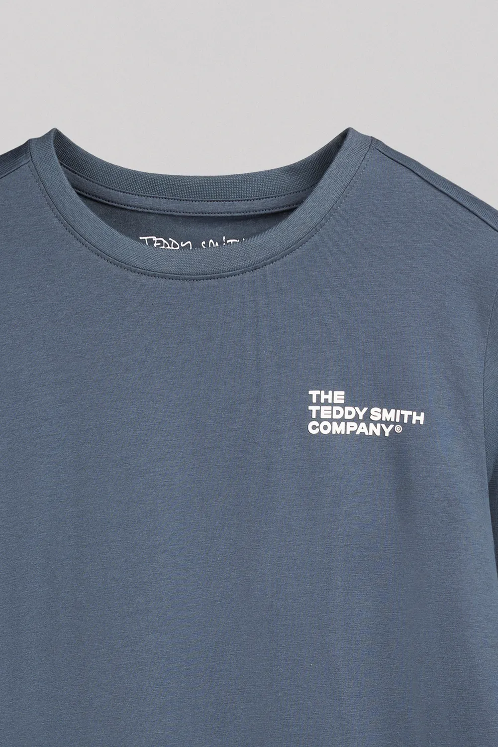 Teddy Smith T-Company ML t-shirt ragazzo grigio