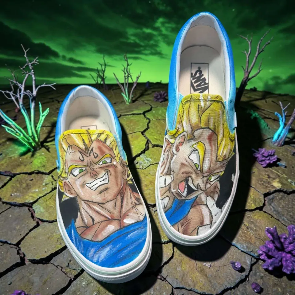 Vans Slip-On Vegeta sneakers dipinte a mano
