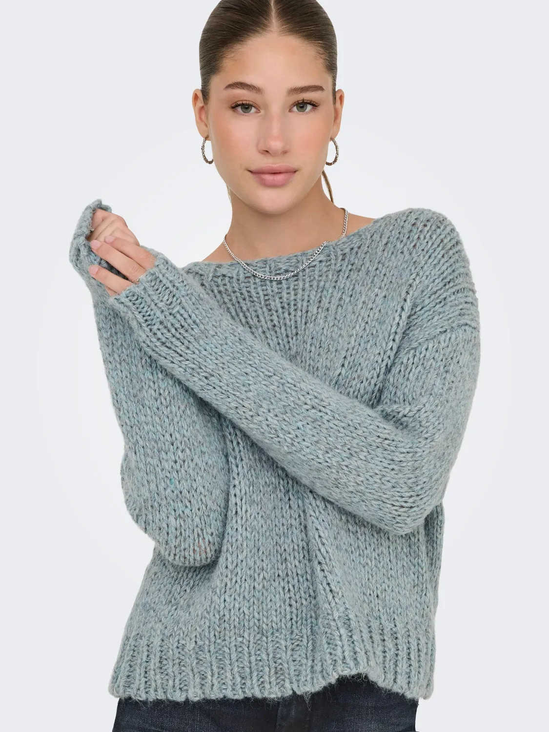 ONLY Onlmille pullover taglia L girocollo