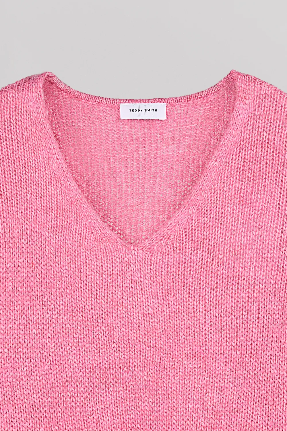 Teddy Smith P-Maggie Pull donna rosa con lana