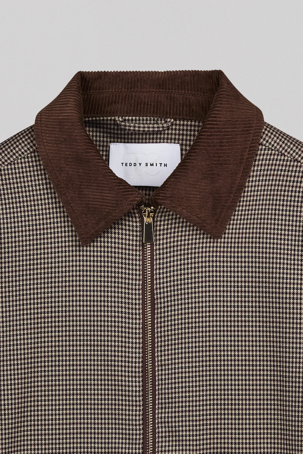 Teddy Smith B-Karo giacca donna beige quadri