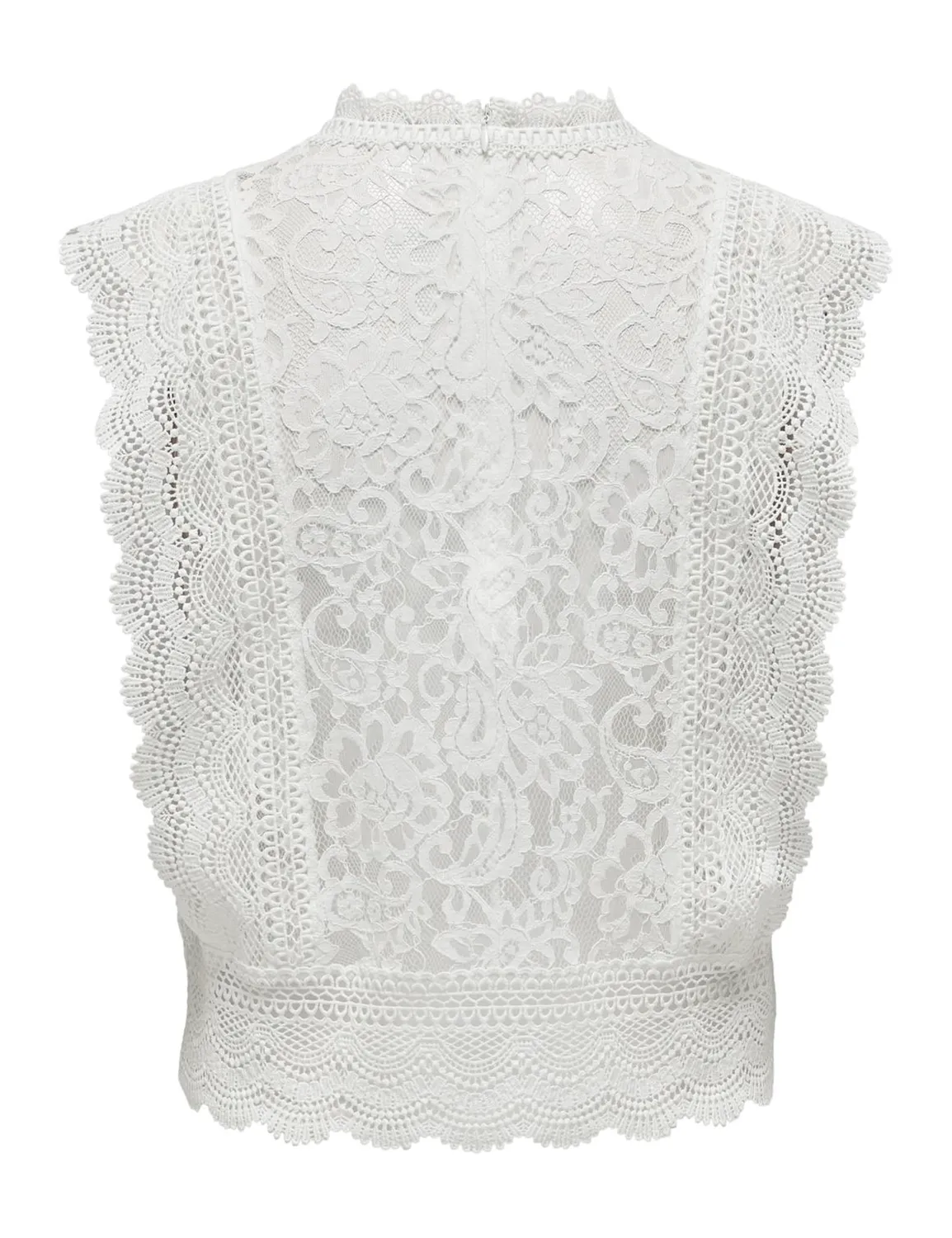 ONLY Onkaro top pizzo senza maniche taglia M