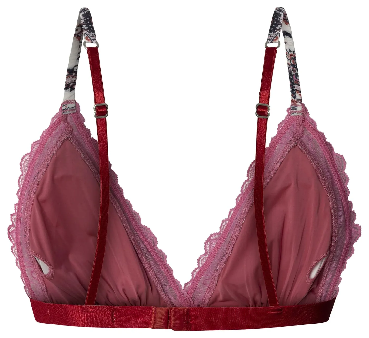 Pepe Jeans Paisley Bra B reggiseno triangolo S rosa pizzo