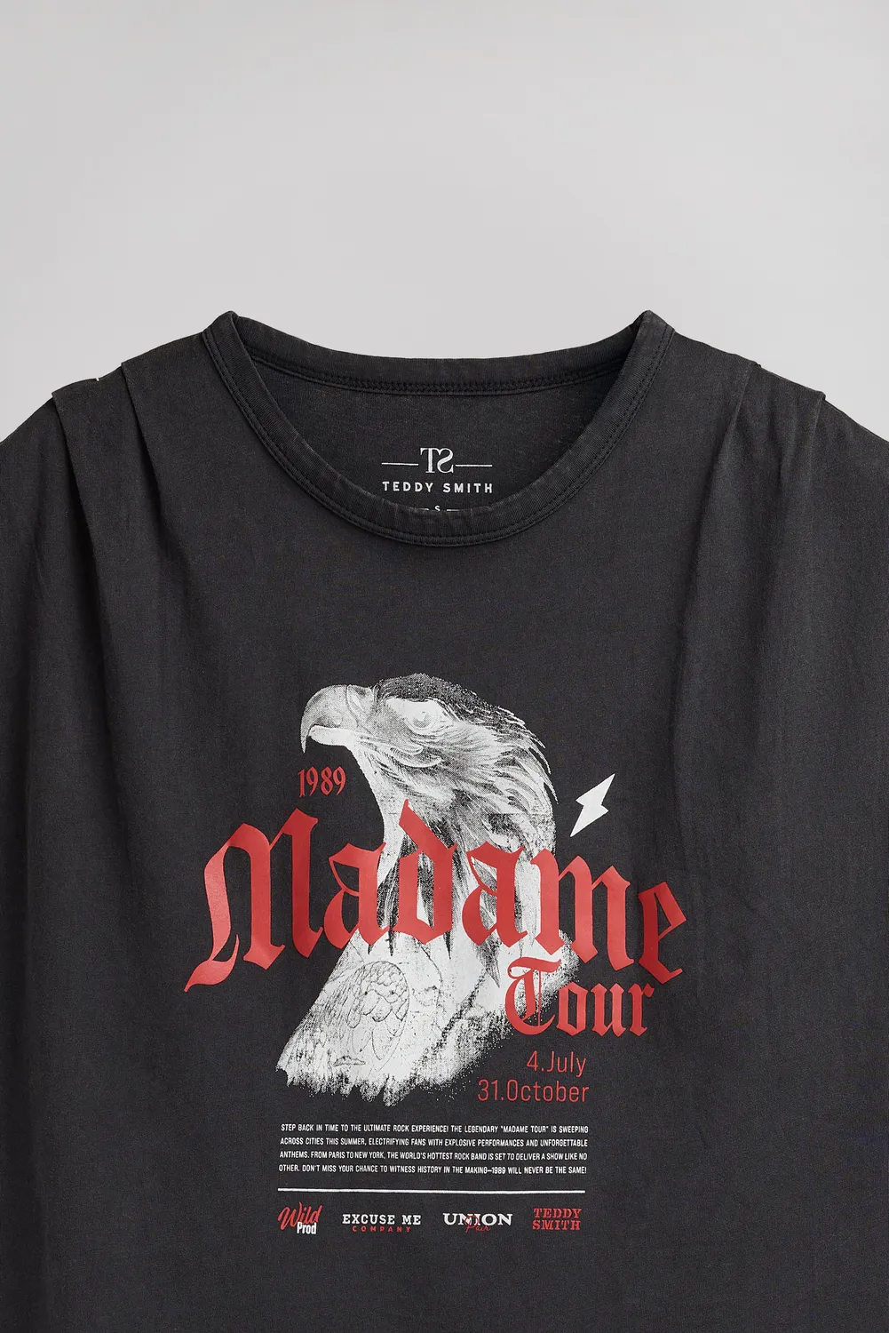 Teddy Smith T-Aimy MC t-shirt donna nero