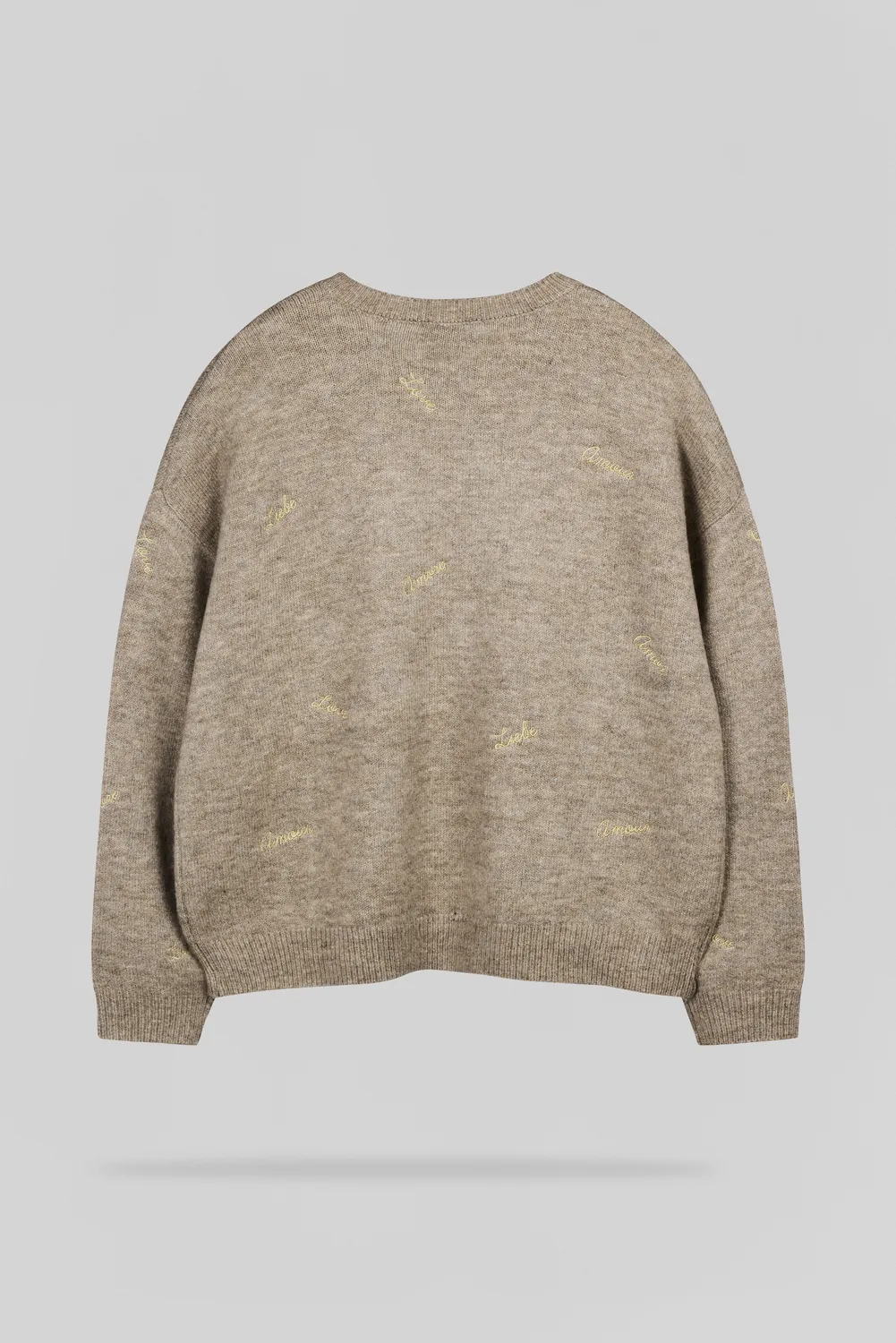 Teddy Smith P-Elie Maglione Donna Beige Ricamato