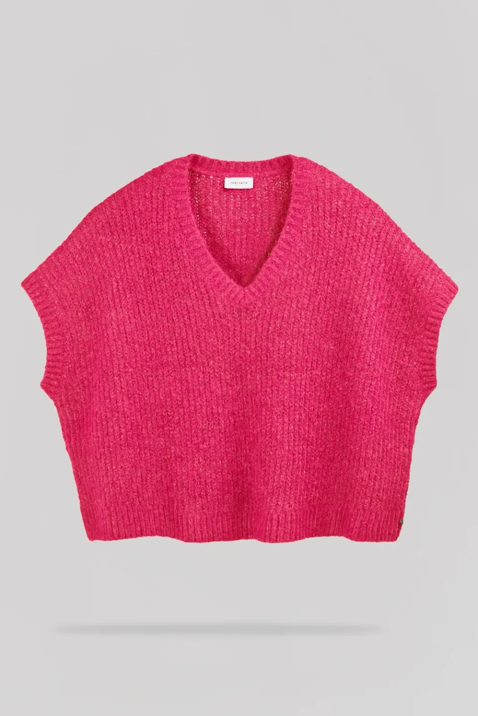 Teddy Smith P-Malia Gilet Donna Rosa Fluo Oversize