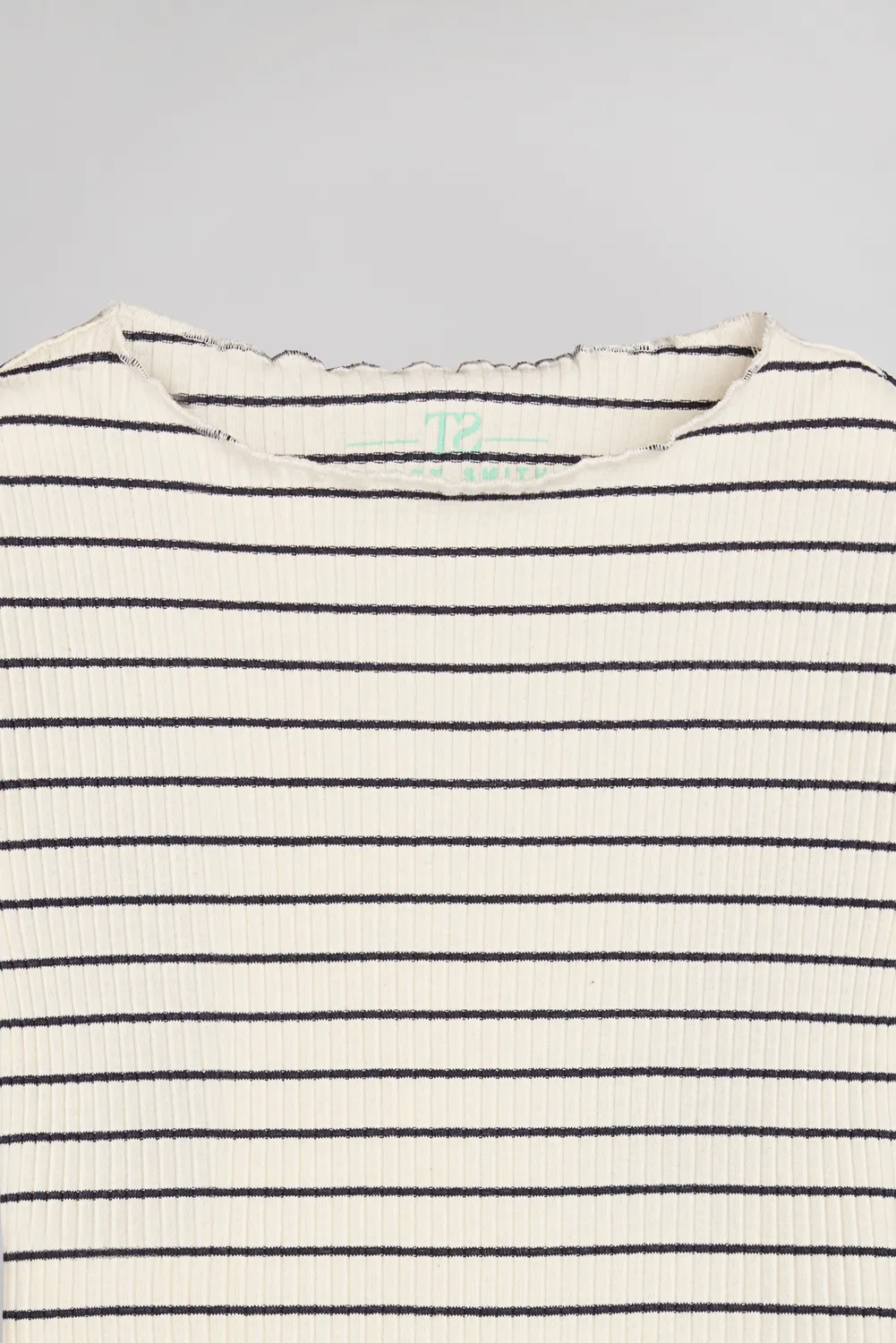 Teddy Smith T-Ray MC JR maglietta righe blu navy bambina