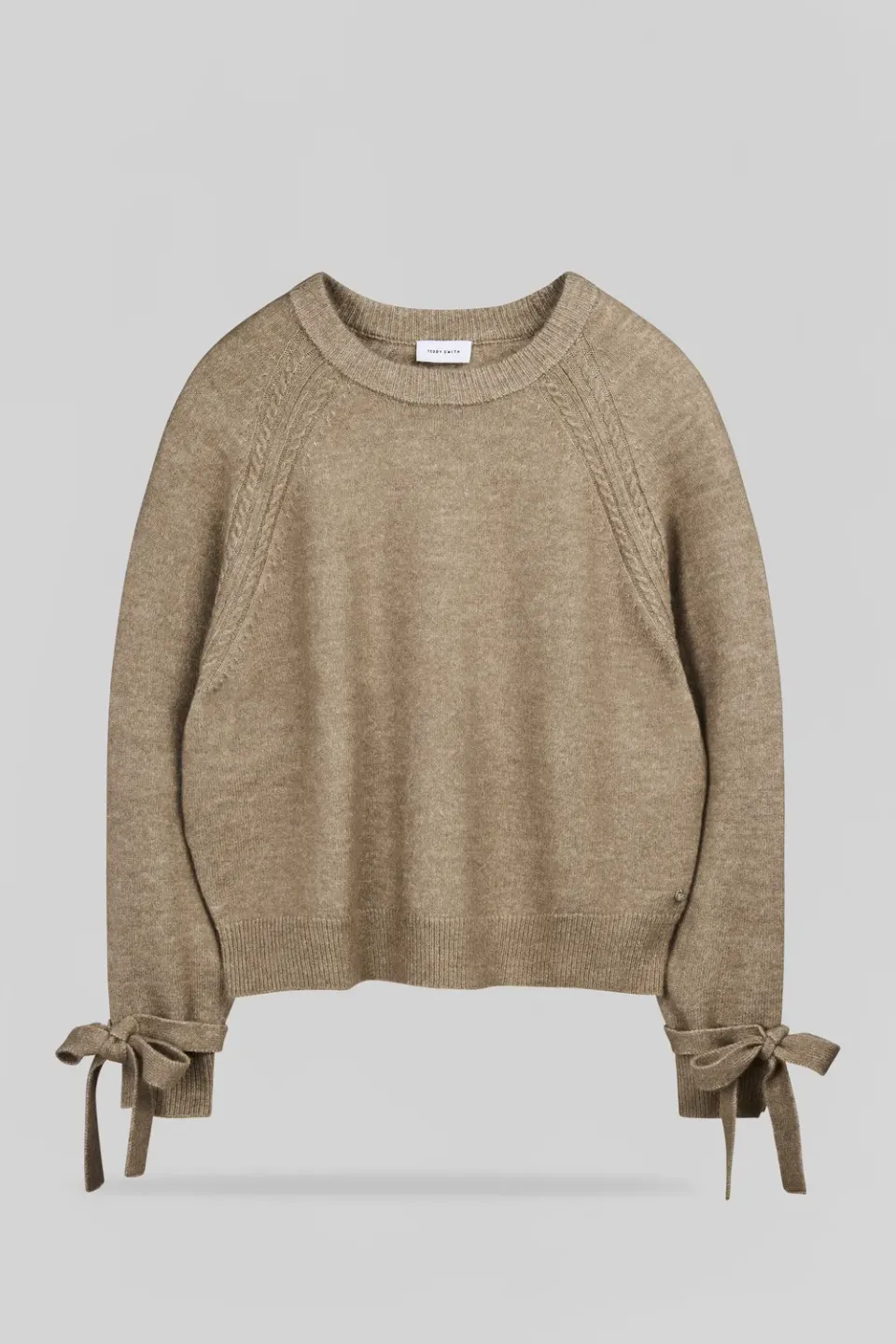 Teddy Smith P-Loki Wolf maglione donna beige