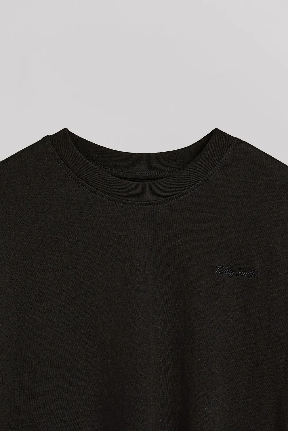Teddy Smith T-Carla MC t-shirt corta nera donna