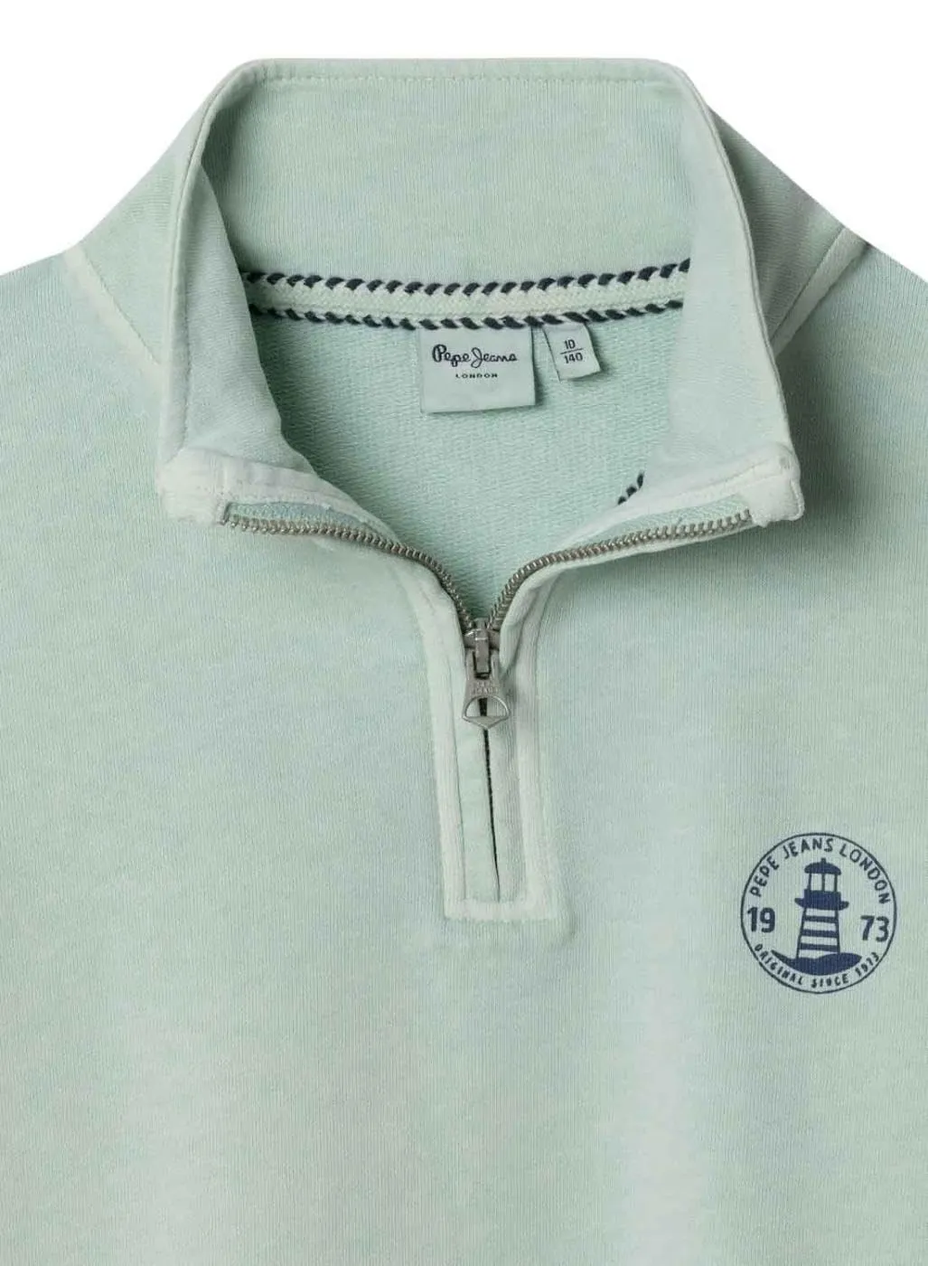 Pepe Jeans Preston Felpa Bambino 12 Anni Mezza Zip