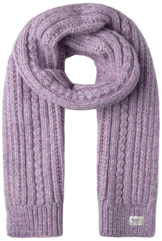 Pepe Jeans Skyler G sciarpa donna S viola orchidea morbida