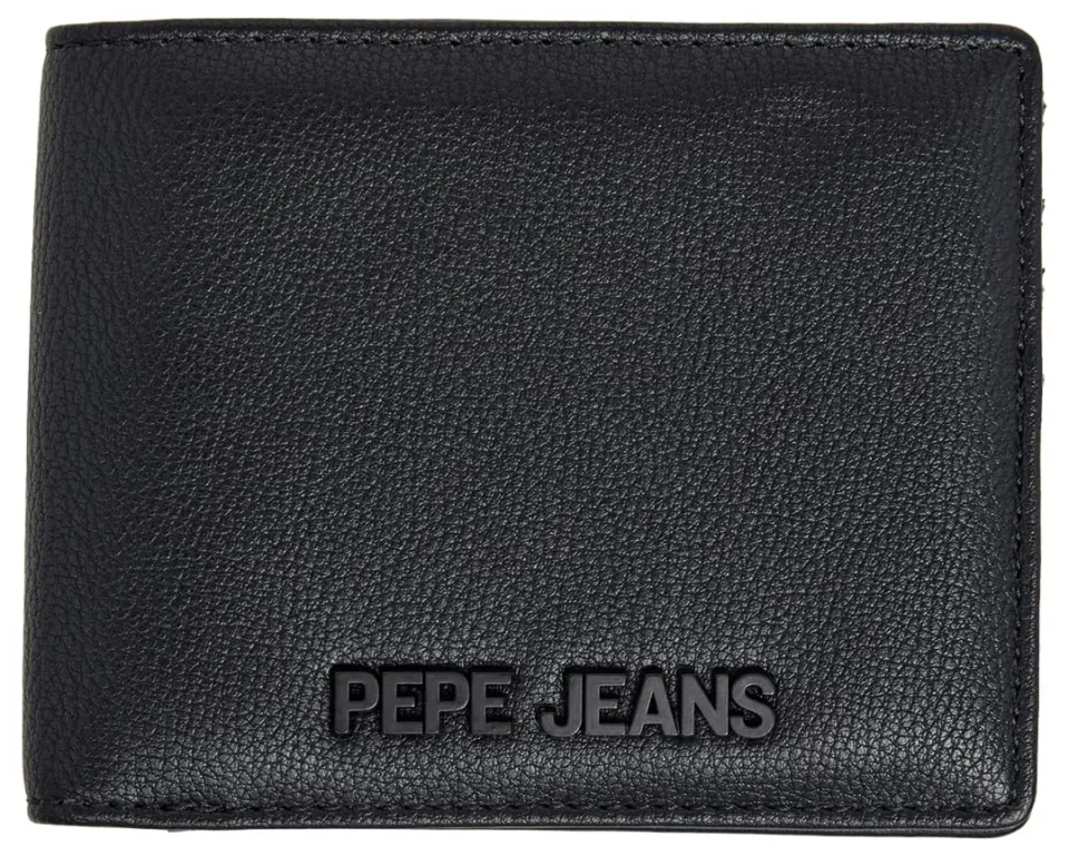 Pepe Jeans Tristan portafoglio pelle nero uomo