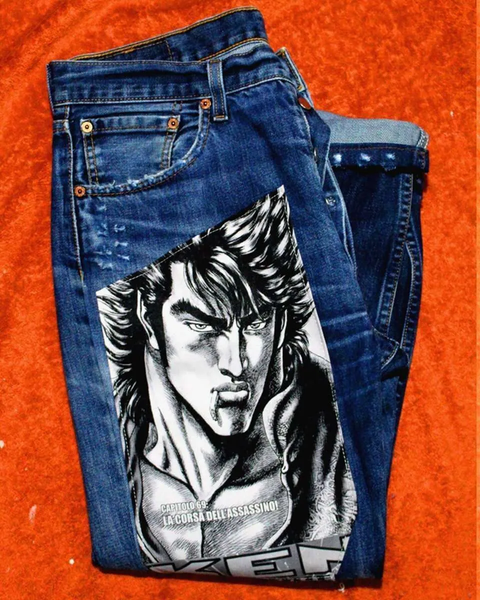 Levi's Vintage jeans personalizzato Kean guerriero