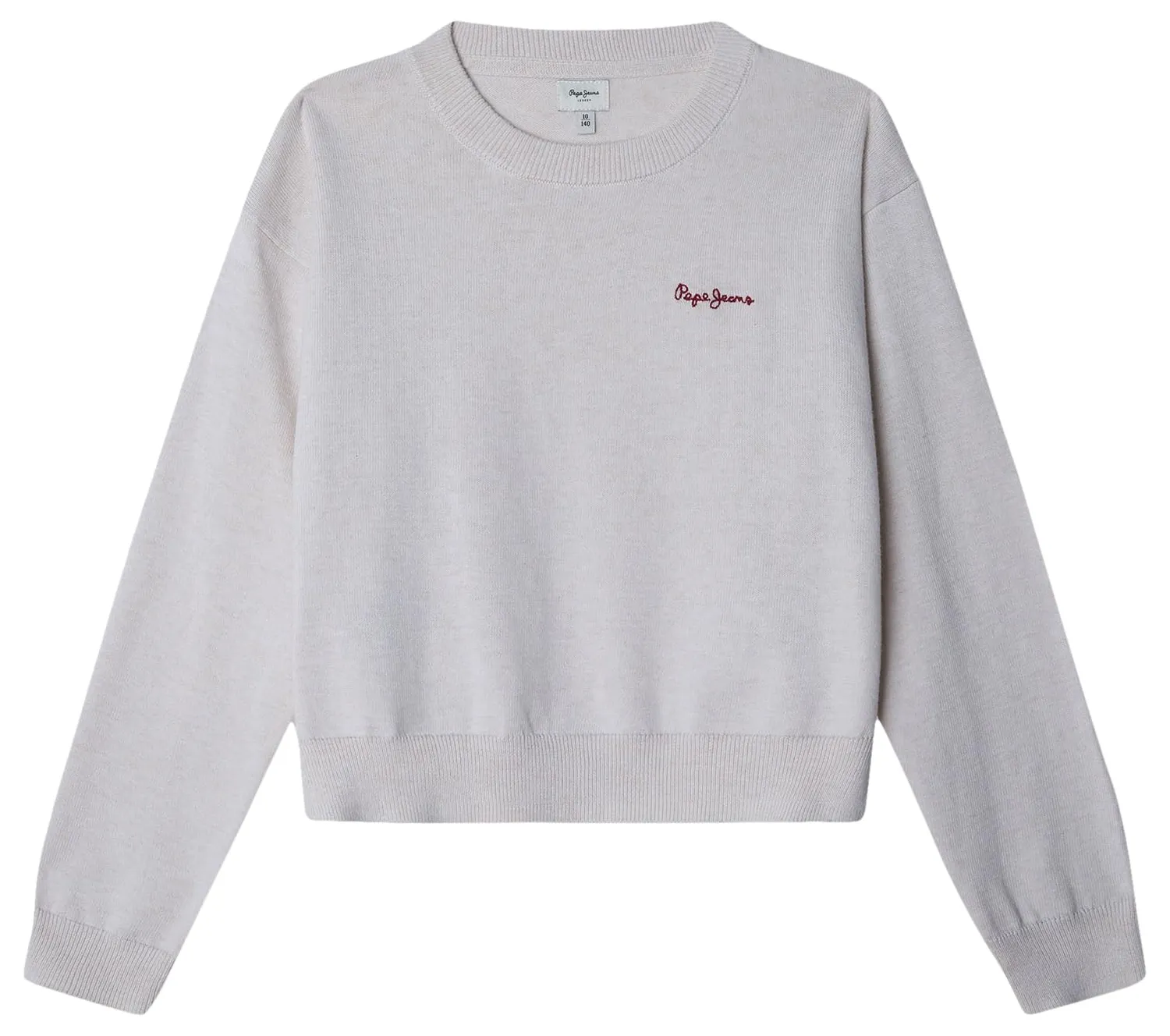 Pepe Jeans Bayla maglione bambina girocollo logo ricamato