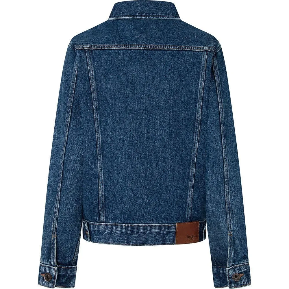 Pepe Jeans Giacca Jeans Donna Blu XXS Lavaggio Pietra