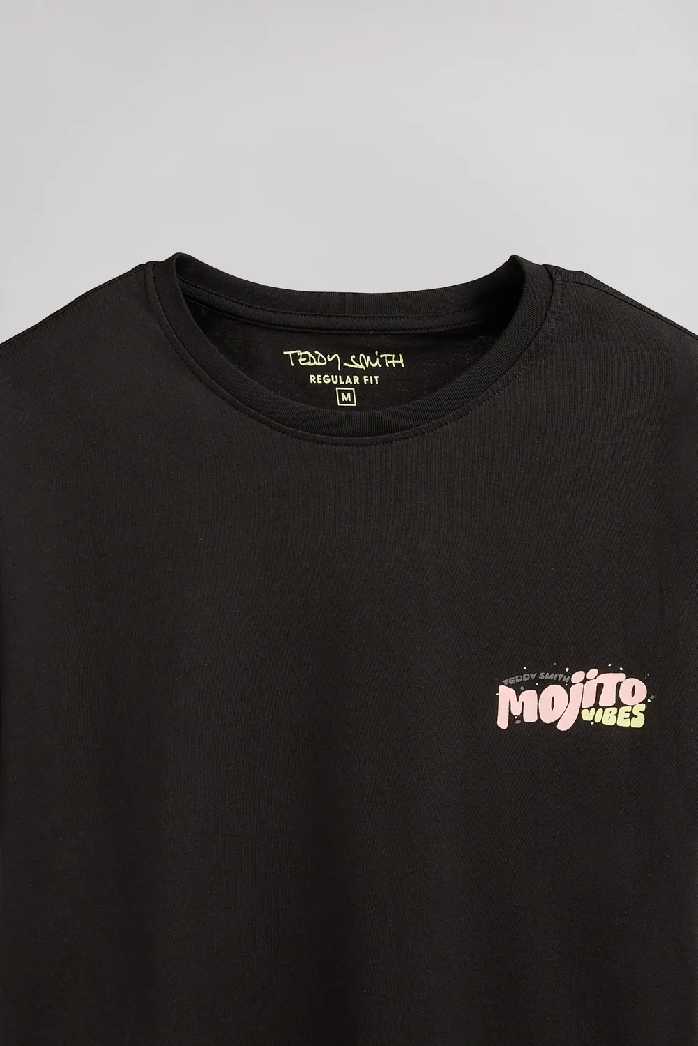 Teddy Smith T-Mojito MC Charbon t-shirt uomo cotone