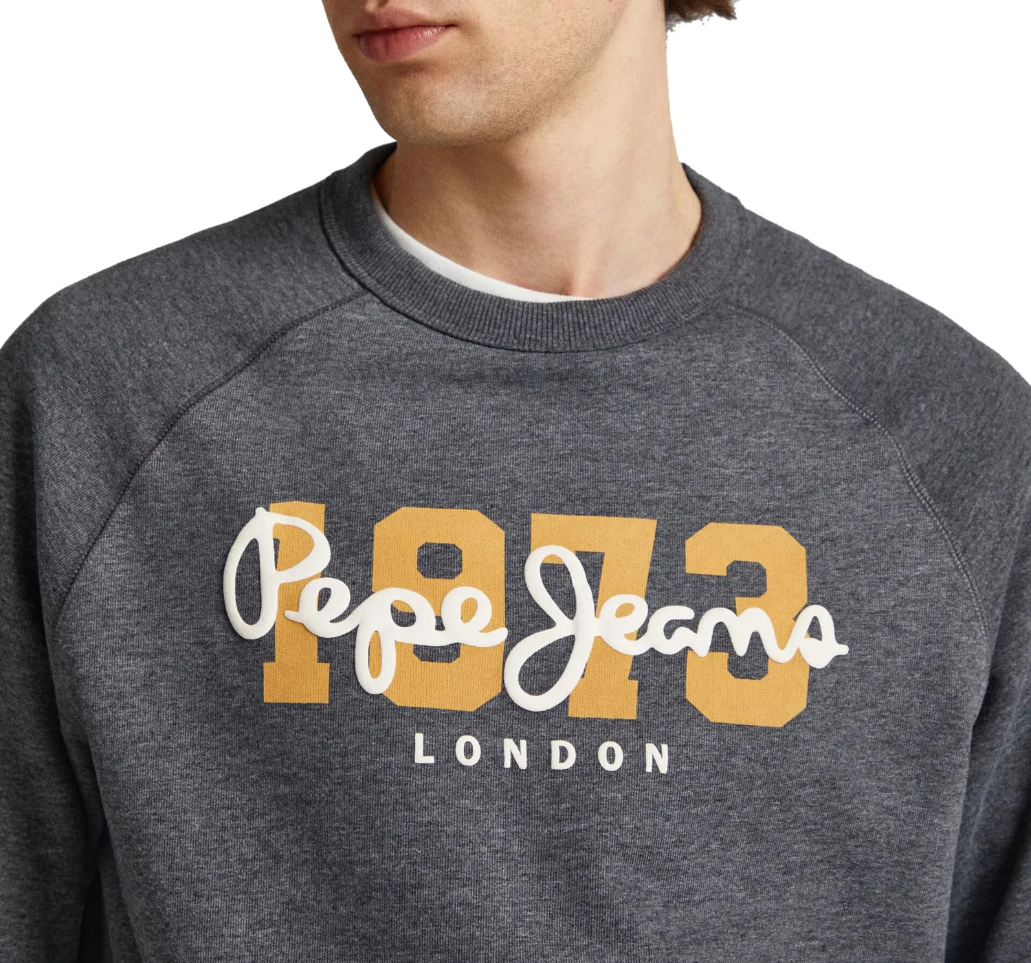Pepe Jeans Meier felpa uomo grigia