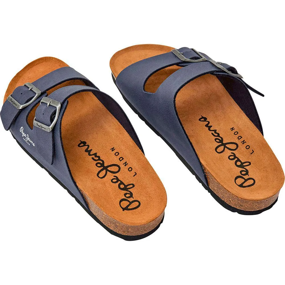 Pepe Jeans Chicago sandali uomo 40 blu sughero