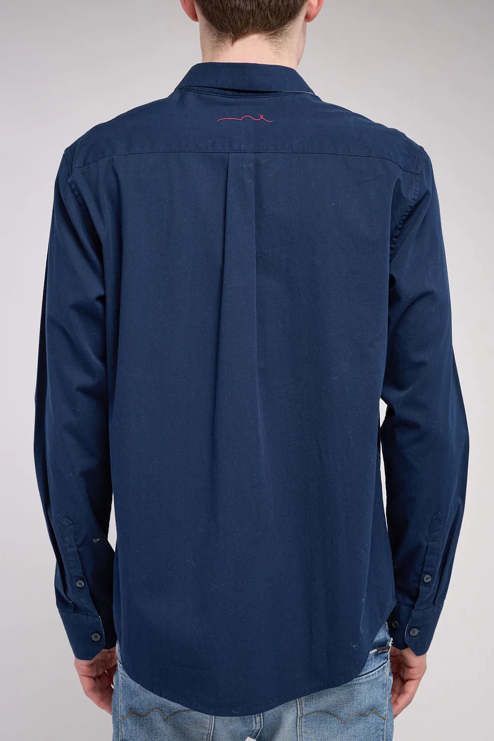 Teddy Smith C-Volt 2 ML camicia uomo blu navy total