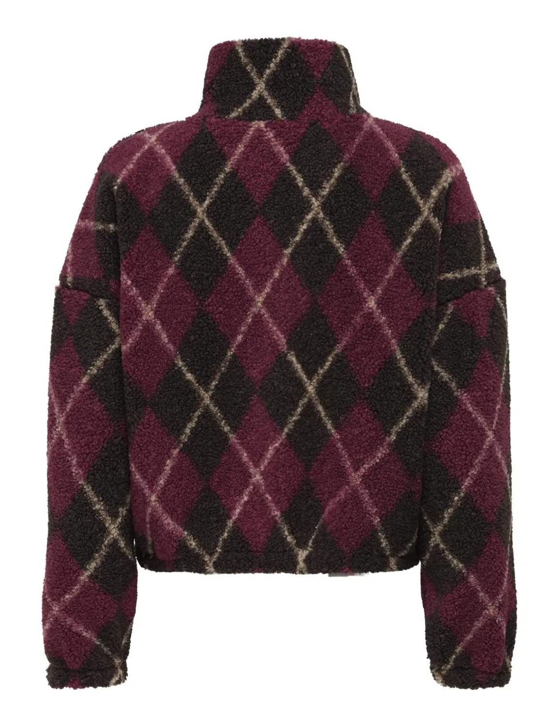 ONLY ONLLine Life L/S Zip Teddy Swt Felpa S