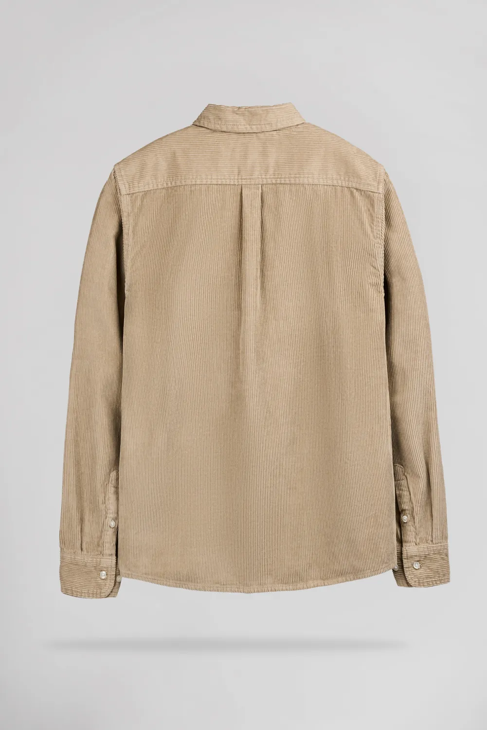 Teddy Smith C-Elton ML camicia uomo beige velluto