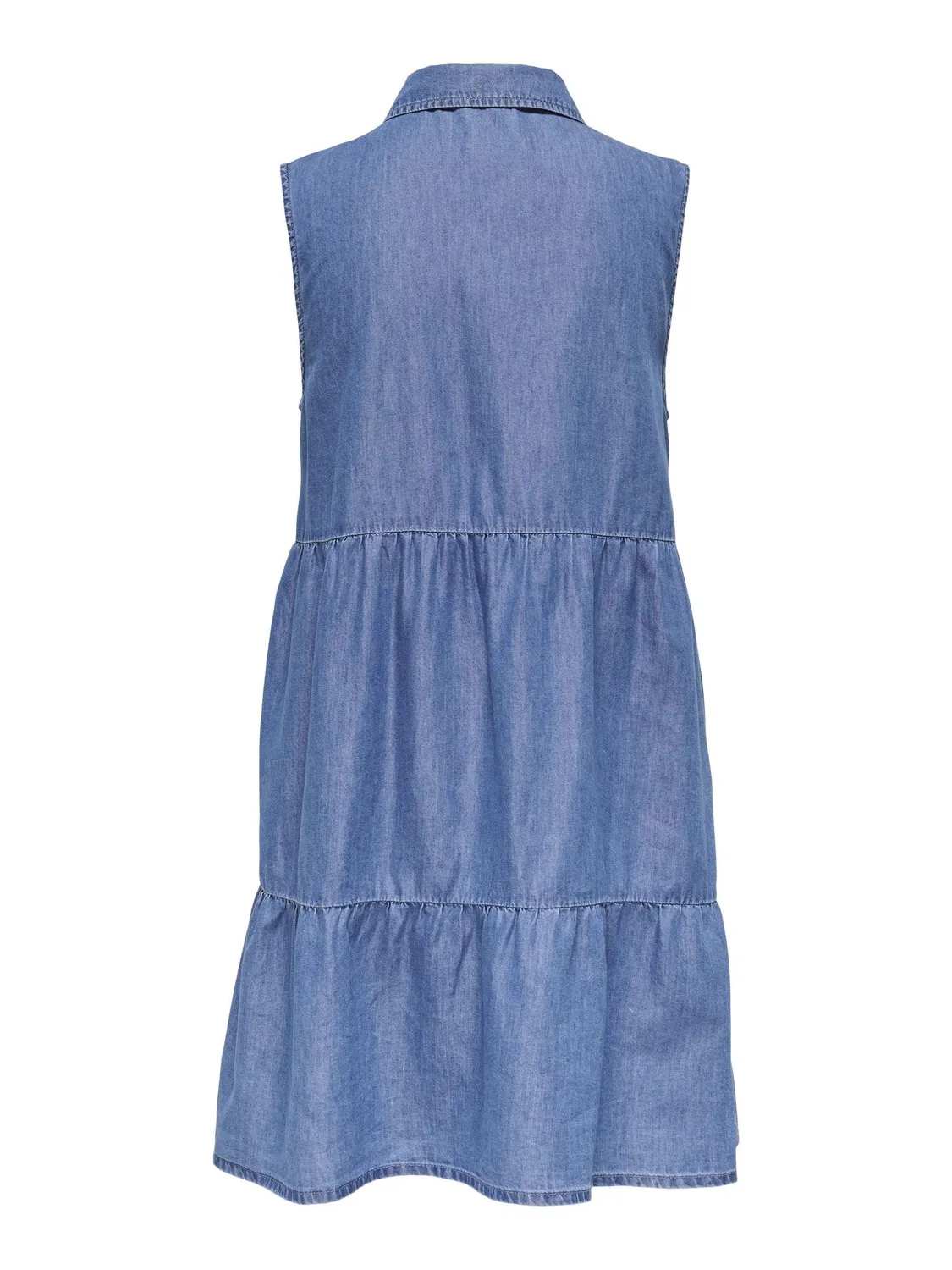 ONLY Onlbea vestito corto denim blu medio