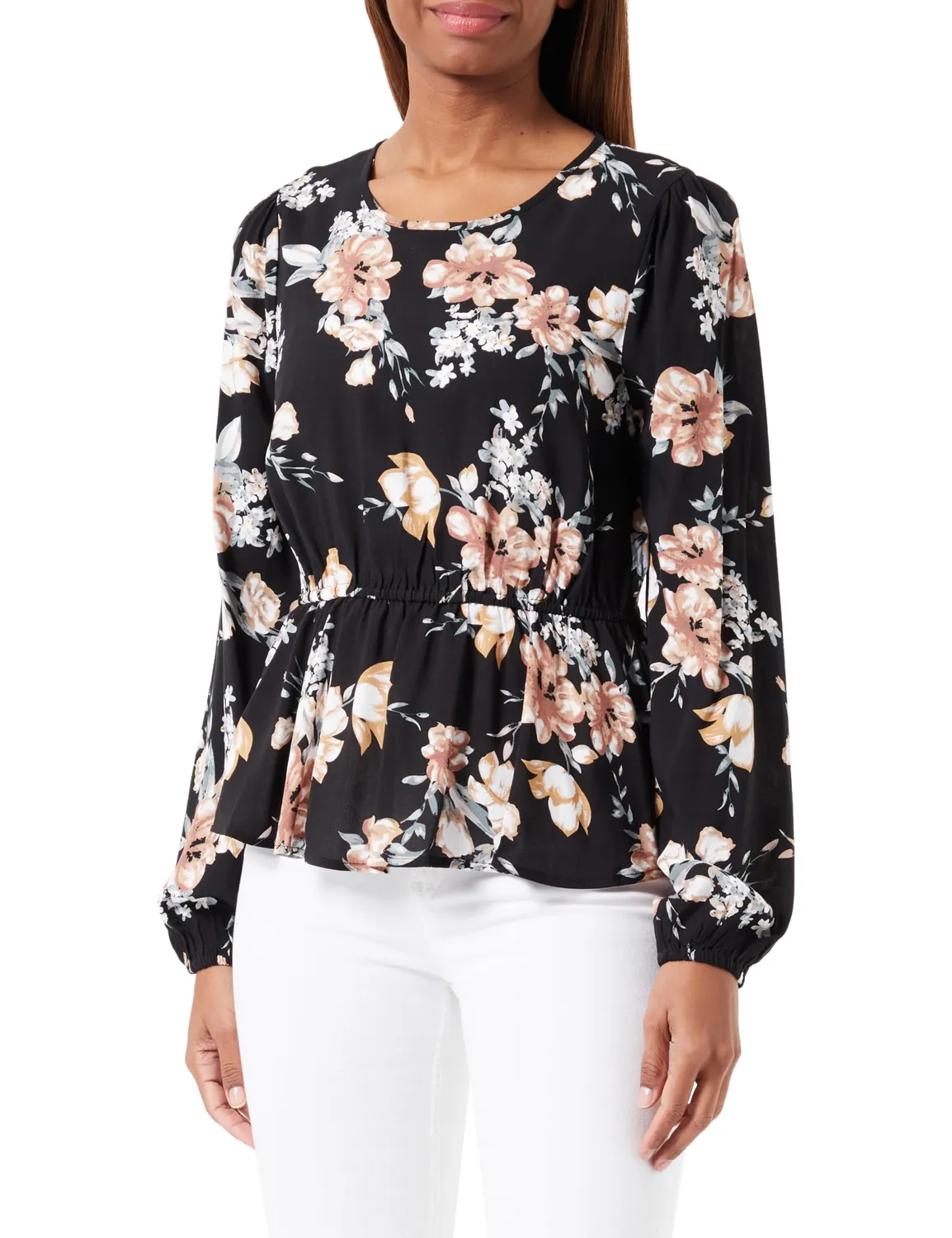 Only Onlnova Life blusa donna peplum fantasia