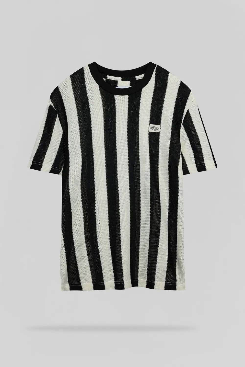 Teddy Smith T-Lanz MC t-shirt uomo crema a righe