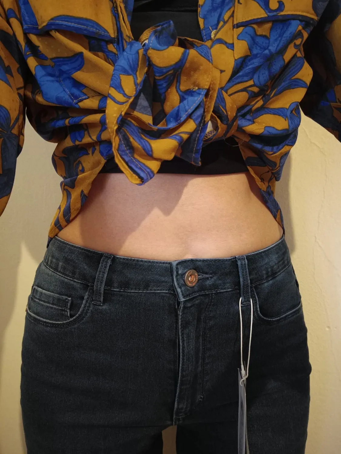 Only Onlroyal HW Skinny jeans donna bianco M/30L