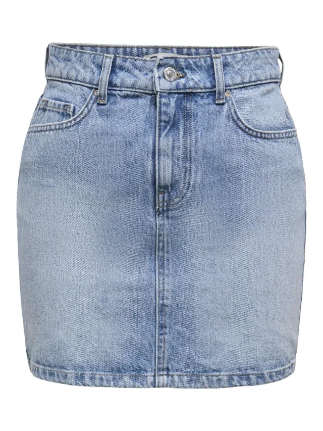 ONLY Onlstella gonna shorts light blue denim