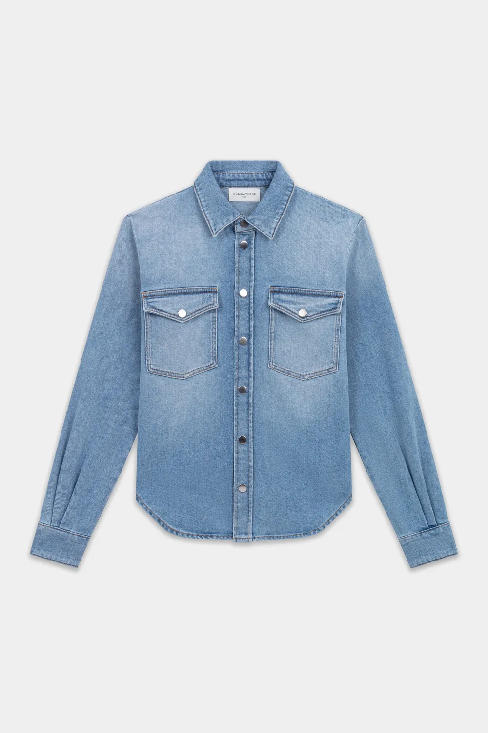 Acquaverde Topaze Camicia Jeans Used Bleached