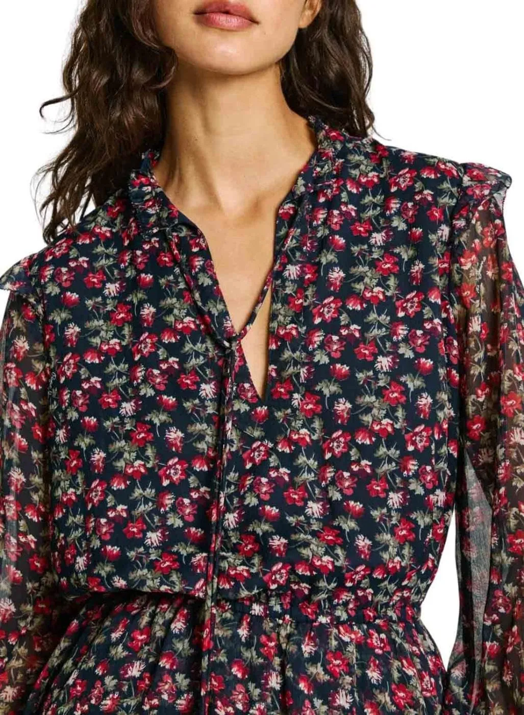 Pepe Jeans Olive Vestito Donna M con Volant