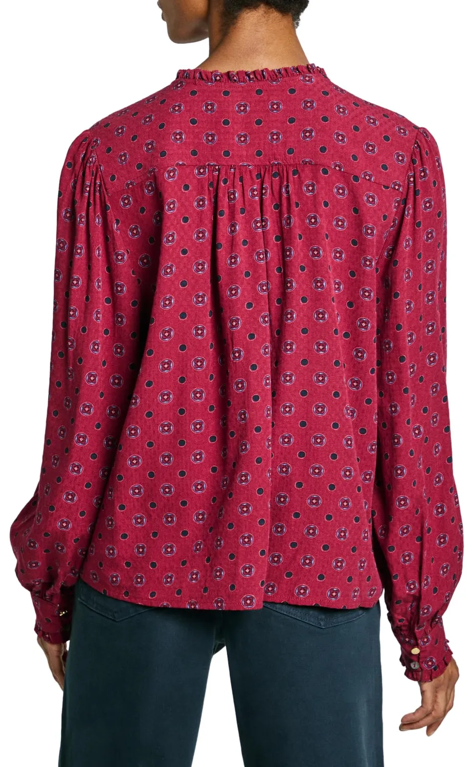 Pepe Jeans Ora Camicia Donna M Maniche Lunghe Volant