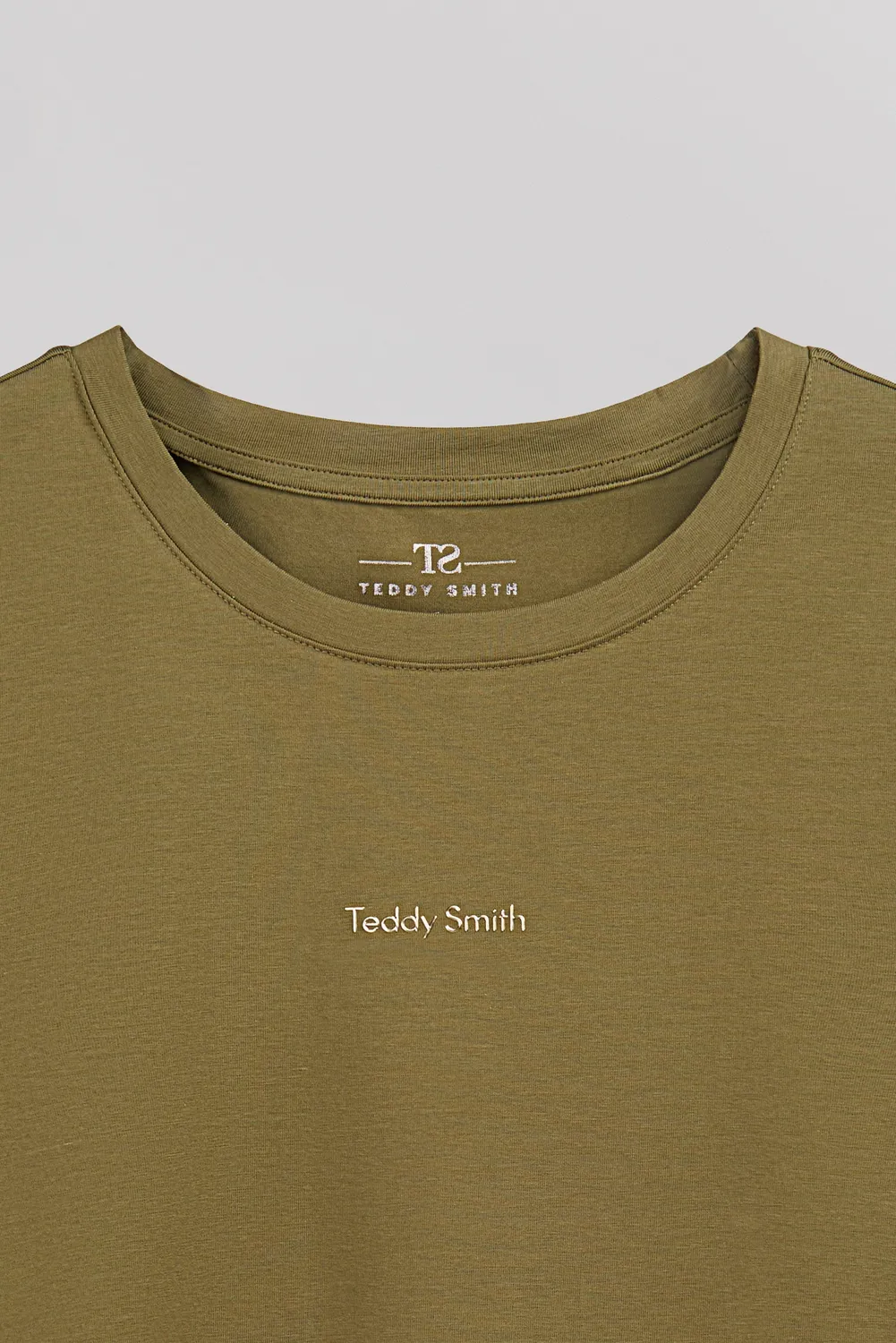 Teddy Smith T-Ribelle maglietta oliva print donna