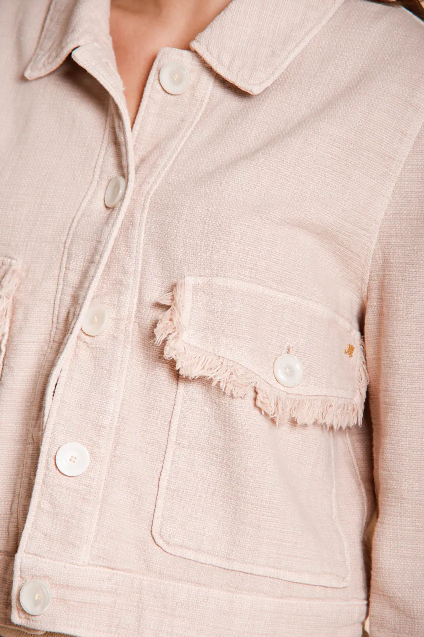 Mason's Odette giacca donna rosa stuoia cotone