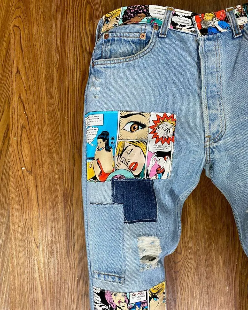 Levi's Vintage Fumetto Summer jeans con tessuto