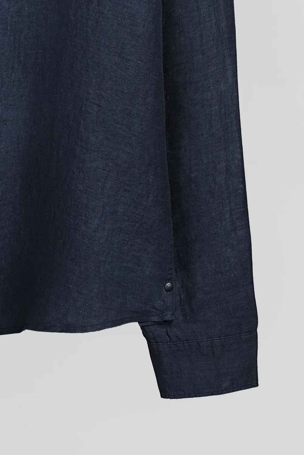 Teddy Smith C-Linen ML camicia lino blu navy regular