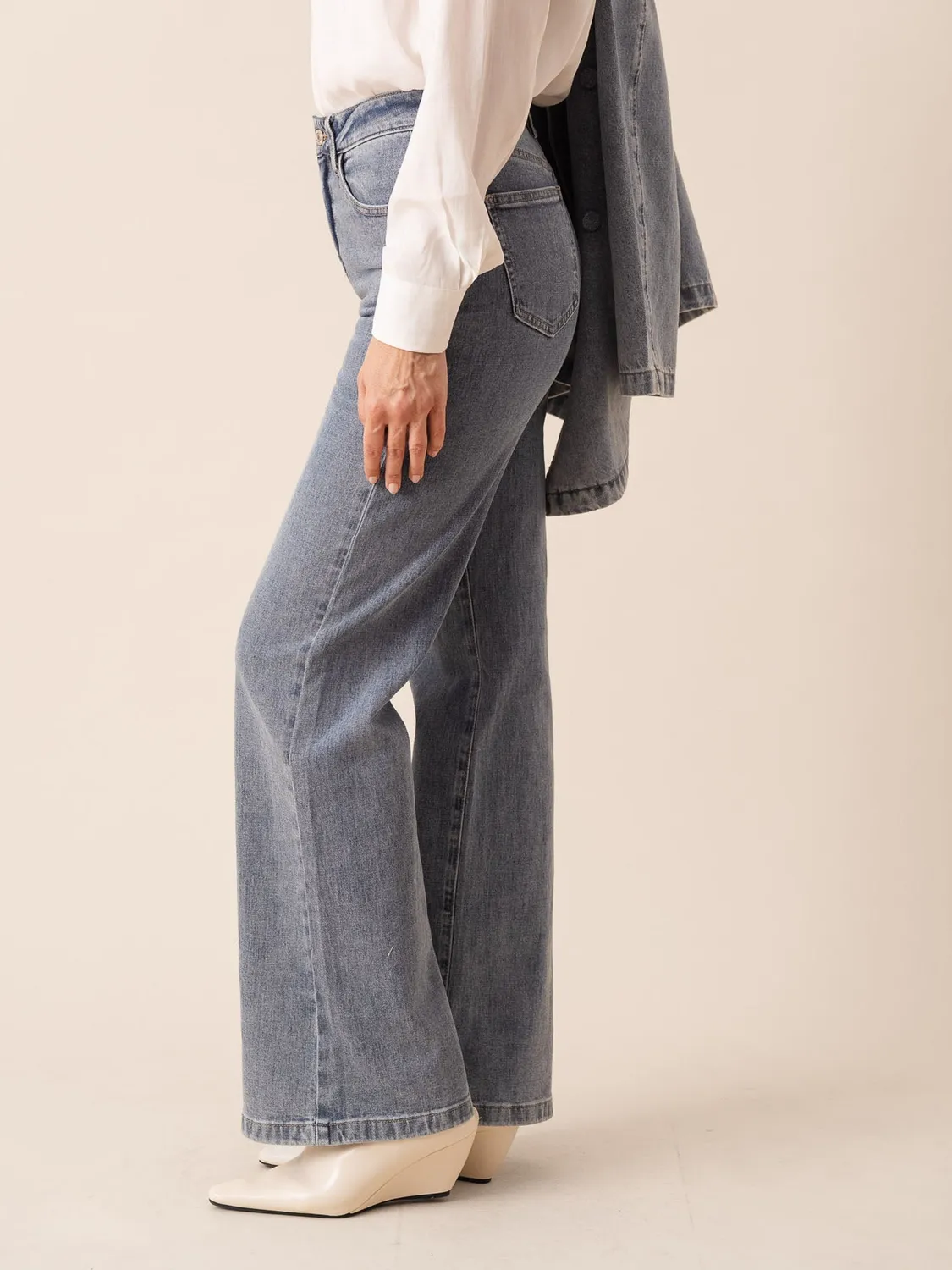 Oraije Gabriel jeans wide blu vintage