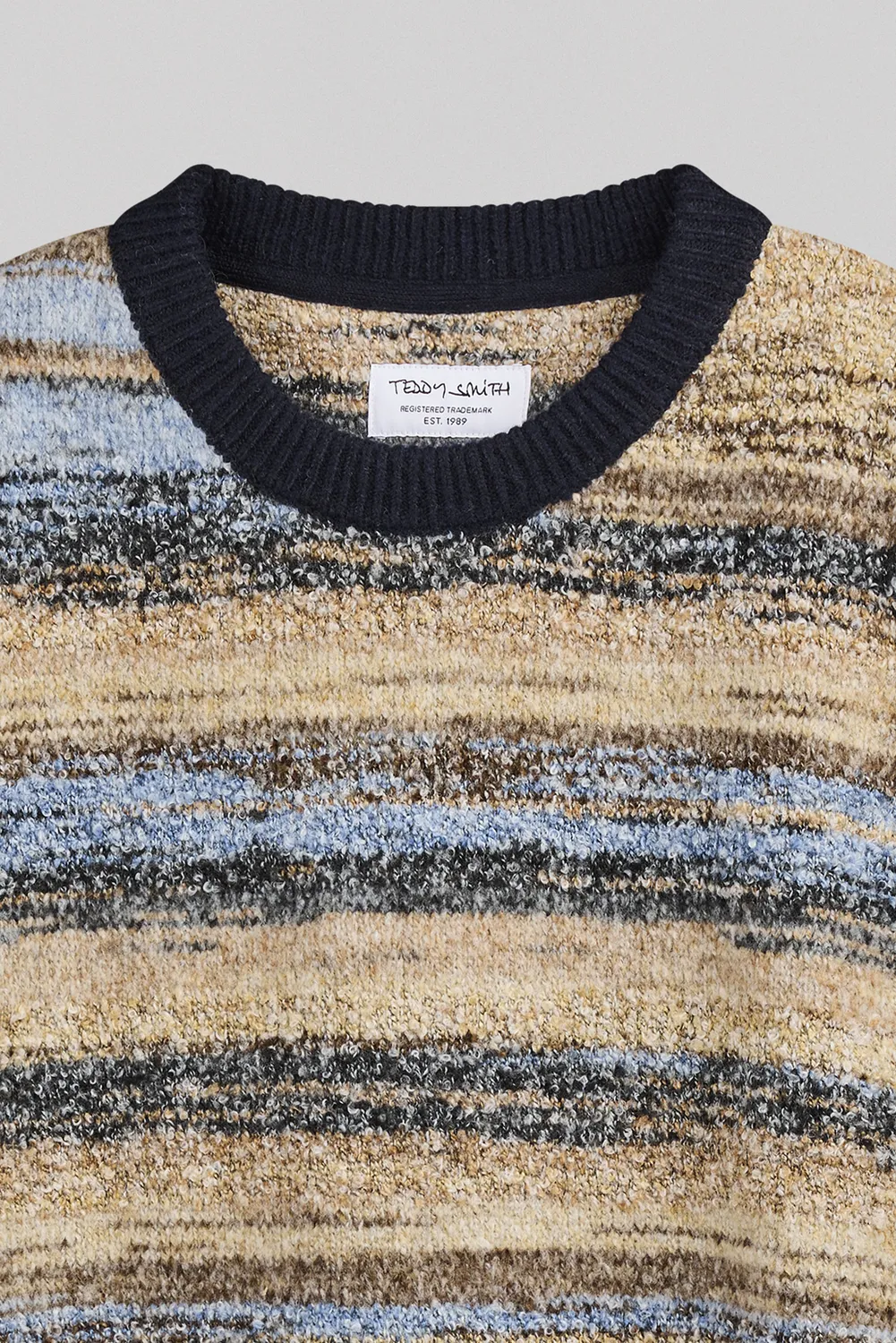 Teddy Smith P-Milo Pullover Uomo Dark Navy Jacquard