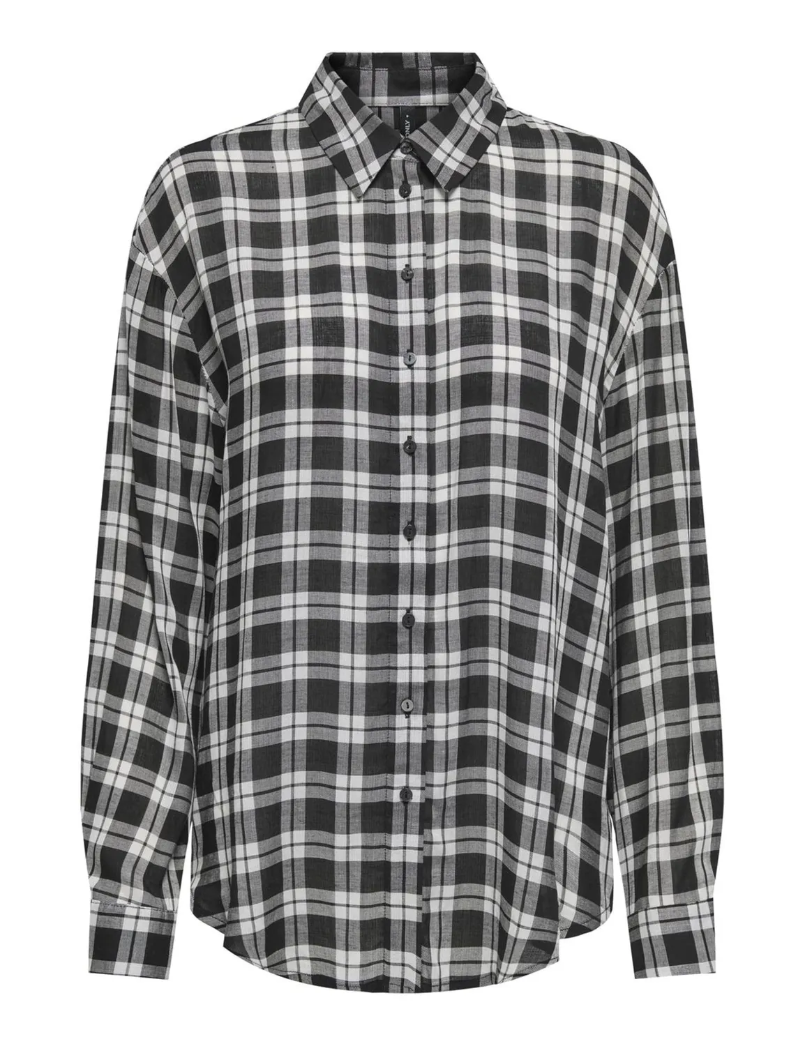 ONLY Onlevia Check camicia donna manica lunga morbida