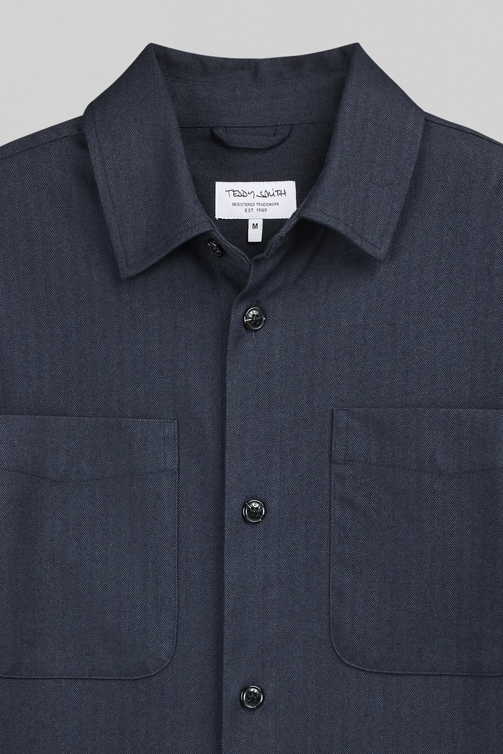 Teddy Smith C-Felix ML Dark Navy camicia blu uomo