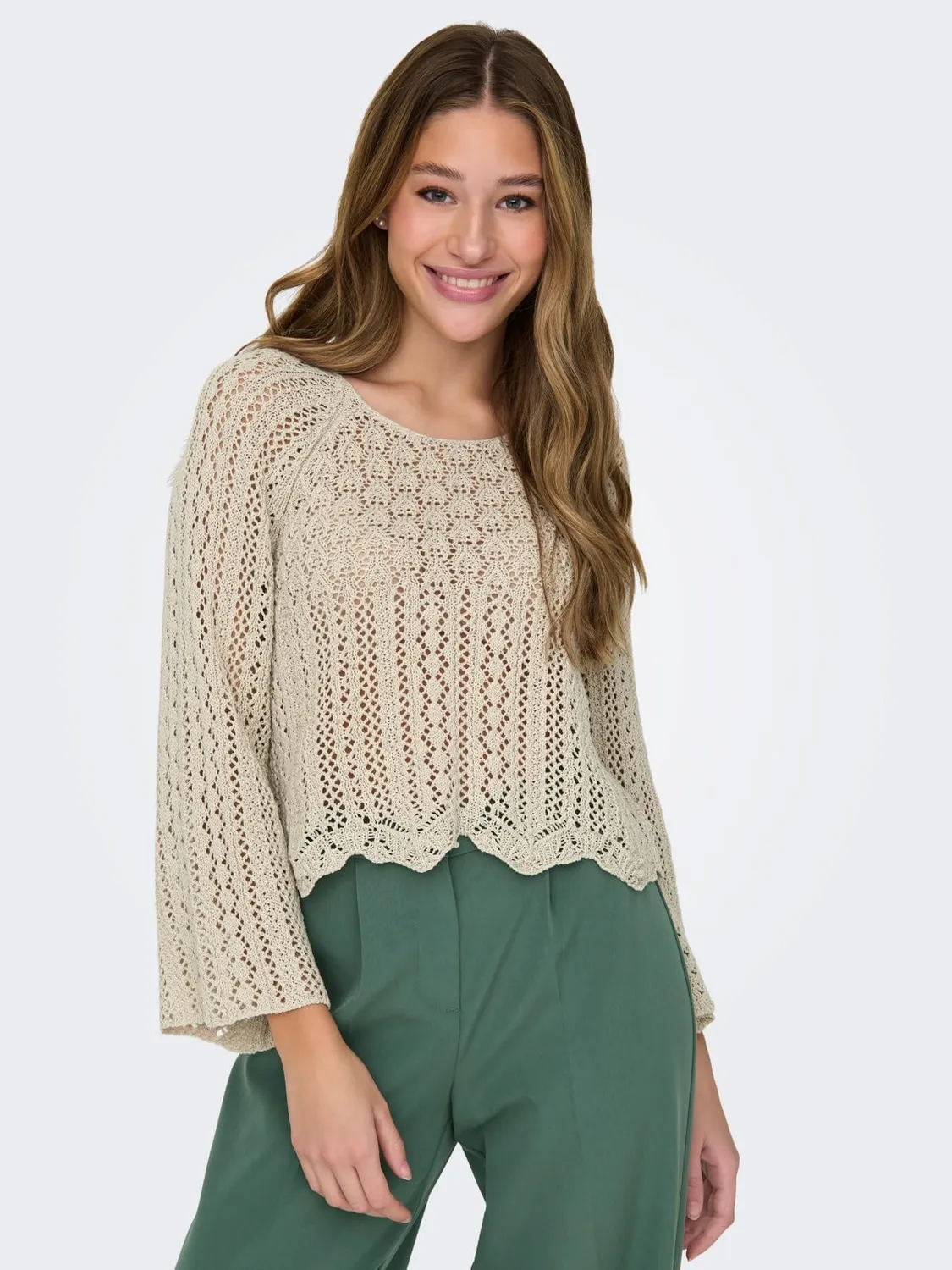 ONLY ONLNOLA pullover maglia scollo giro